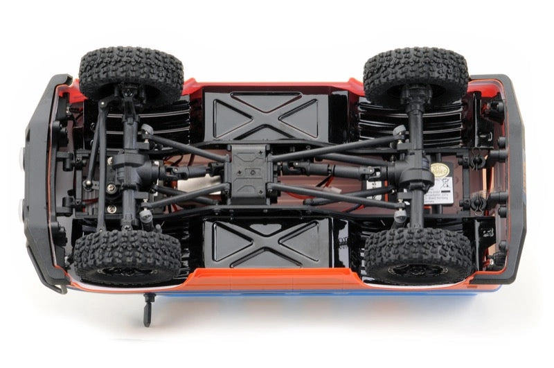 Absima EVO Crawler Rock Van V2: Blue Beast Unleashed! Conquer Any Terrain in 1/18 Scale